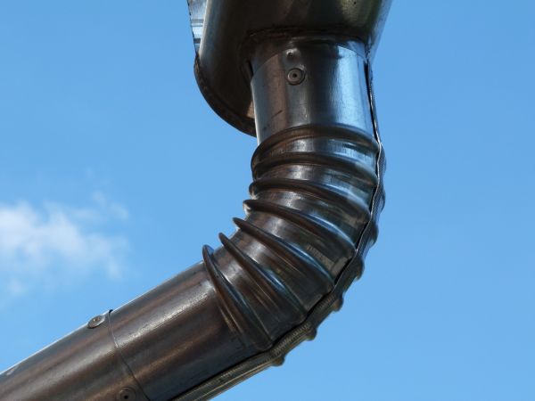 Metal Downspout Installation in Van Nuys
